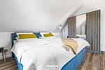 Schlafzimmer - Ferienhaus Nordseeresort 54 Südwester Büsum - Top-Hundeurlaub