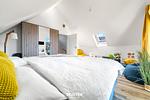 Schlafzimmer - Ferienhaus Nordseeresort 54 Südwester Büsum - Top-Hundeurlaub