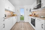 Küche / Küchenzeile - Ferienhaus Süd-See-Seite Olpenitz - Top-Hundeurlaub