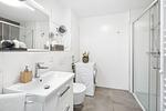 Badezimmer - Ferienwohnung Marina Sunrise, App. 22 Olpenitz - Top-Hundeurlaub