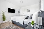 Bett - Ferienwohnung Marina Sunrise, App. 22 Olpenitz - Top-Hundeurlaub