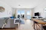 Wohnzimmer - Ferienwohnung Marina Sunrise, App. 22 Olpenitz - Top-Hundeurlaub