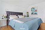 Schlafzimmer - Ferienwohnung Mein Ankerplatz 52 Olpenitz - Top-Hundeurlaub