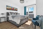 Schlafzimmer - Ferienwohnung Sloop-Lounge Olpenitz - Top-Hundeurlaub