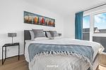 Schlafzimmer - Ferienwohnung Sloop-Lounge Olpenitz - Top-Hundeurlaub