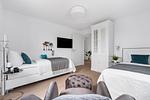 Schlafzimmer - Ferienwohnung Ausguck 34 Olpenitz - Top-Hundeurlaub
