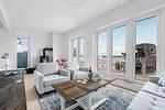 Wohnzimmer - Ferienwohnung Ausguck 34 Olpenitz - Top-Hundeurlaub