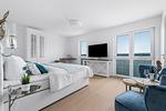Schlafzimmer - Ferienwohnung Ausguck 34 Olpenitz - Top-Hundeurlaub
