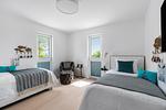 Schlafzimmer - Ferienwohnung Ausguck 34 Olpenitz - Top-Hundeurlaub