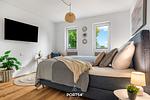 Schlafzimmer - Ferienwohnung Casa Vista Baltica Olpenitz - Top-Hundeurlaub