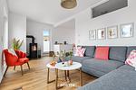Wohnzimmer - Ferienwohnung Casa Vista Baltica Olpenitz - Top-Hundeurlaub