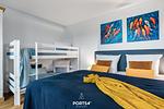 Bett - Ferienwohnung Casa Vista Baltica Olpenitz - Top-Hundeurlaub