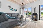 Wohnzimmer - Ferienhaus Nordsee Resort 31 Strandhuus Büsum - Top-Hundeurlaub