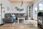 Wohnzimmer - Ferienhaus Nordsee Resort 31 Strandhuus Büsum - Top-Hundeurlaub