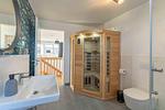 Badezimmer - Ferienwohnung Gode Tied Olpenitz - Top-Hundeurlaub