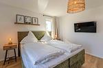 Bett - Ferienwohnung Gode Tied Olpenitz - Top-Hundeurlaub