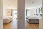Schlafzimmer - Ferienwohnung Gode Tied Olpenitz - Top-Hundeurlaub