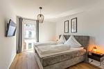 Schlafzimmer - Ferienwohnung Gode Tied Olpenitz - Top-Hundeurlaub