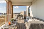 Terrasse - Ferienwohnung Gode Tied Olpenitz - Top-Hundeurlaub