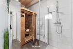 Sauna - Ferienhaus Nordseeresort 76 Lieblingsplatz Büsum - Top-Hundeurlaub