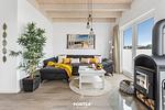 Kamin-/Ofen - Ferienhaus Nordseeresort 76 Lieblingsplatz Büsum - Top-Hundeurlaub