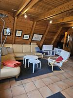 Wohnzimmer - Ferienhaus Nordwind Damp - Top-Hundeurlaub
