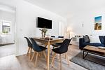 Küche / Küchenzeile - Ferienwohnung Morgenröte, App. 4 Emmelsbüll - Top-Hundeurlaub