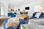 Wohnzimmer - Ferienwohnung Morgenröte, App. 4 Emmelsbüll - Top-Hundeurlaub