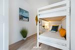 Bett - Ferienwohnung Morgenröte, App. 4 Emmelsbüll - Top-Hundeurlaub