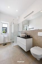Badezimmer - Ferienwohnung Morgenröte, App. 4 Emmelsbüll - Top-Hundeurlaub