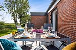 Terrasse - Ferienwohnung Morgenröte, App. 4 Emmelsbüll - Top-Hundeurlaub