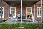 Terrasse - Ferienwohnung Morgentanz, App. 6 Emmelsbüll - Top-Hundeurlaub