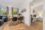 Wohnzimmer - Ferienwohnung Morgentanz, App. 6 Emmelsbüll - Top-Hundeurlaub
