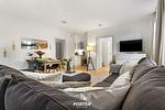 Wohnzimmer - Ferienwohnung Morgentanz, App. 6 Emmelsbüll - Top-Hundeurlaub