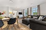 Wohnzimmer - Ferienwohnung Morgentanz, App. 6 Emmelsbüll - Top-Hundeurlaub