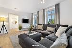 Wohnzimmer - Ferienwohnung Morgentanz, App. 6 Emmelsbüll - Top-Hundeurlaub