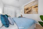 Schlafzimmer - Ferienwohnung Morgentanz, App. 6 Emmelsbüll - Top-Hundeurlaub