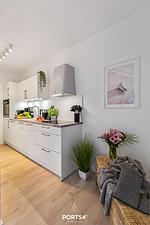 Küche / Küchenzeile - Ferienwohnung Morgentanz, App. 6 Emmelsbüll - Top-Hundeurlaub