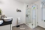 Badezimmer - Ferienwohnung Morgentanz, App. 6 Emmelsbüll - Top-Hundeurlaub