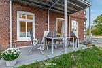 Terrasse - Ferienwohnung Morgentanz, App. 6 Emmelsbüll - Top-Hundeurlaub
