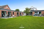 Fassade / Eingang - Ferienwohnung Morgentanz, App. 6 Emmelsbüll - Top-Hundeurlaub