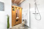 Sauna - Ferienhaus Nordseeresort 77 Haus am See Büsum - Top-Hundeurlaub