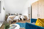 Schlafzimmer - Ferienhaus Nordseeresort 77 Haus am See Büsum - Top-Hundeurlaub