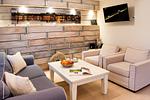 Wohnzimmer - Ferienwohnung Möwennest Solitüde - Top-Hundeurlaub