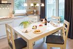 Küche / Küchenzeile - Ferienwohnung Möwennest Solitüde - Top-Hundeurlaub