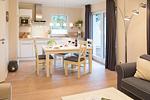 Küche / Küchenzeile - Ferienwohnung Möwennest Solitüde - Top-Hundeurlaub