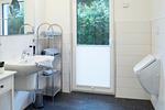 Badezimmer - Ferienwohnung Möwennest Solitüde - Top-Hundeurlaub