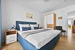 Schlafzimmer - Ferienhaus Merle Olpenitz - Top-Hundeurlaub