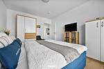 Schlafzimmer - Ferienhaus Merle Olpenitz - Top-Hundeurlaub