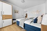 Schlafzimmer - Ferienhaus Merle Olpenitz - Top-Hundeurlaub